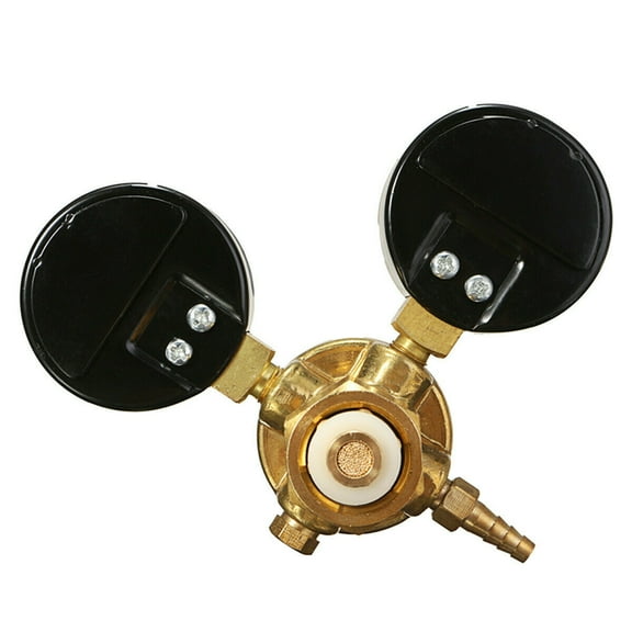 Argon CO2 Regulators Double Gauge Gas Bottle MIG TIG Welding Flow Meter W21.8