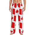 thumbnail image 5 of Mens Pajama Pants, Canada Soft Sleep & Lounge Pants for Men, Cuteness Casual PJ Bottoms Pants with Pockets, 5 of 7