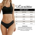 thumbnail image 5 of Loritta 12 Pack Seamless Underwear for Women No Show Bikini Panties Stretch Silky Invisible Hipster, 5 of 7