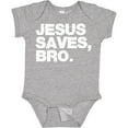 thumbnail image 3 of Inktastic Jesus Saves, Bro. Boys or Girls Baby Bodysuit, 3 of 5