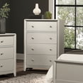 thumbnail image 2 of Furniture of America Zarek Modern 4-Drawer Vertical Dresser, Champagne, 2 of 7