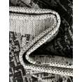 thumbnail image 4 of Unique Loom Outdoor Modern Collection Area Rug - Ombre (5' 3" x 8' Oval Charcoal Gray/Ivory), 4 of 7