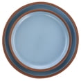 thumbnail image 3 of Soho Lounge Lagos 16 Piece Terracotta Double Bowl Dinnerware Set in Solid Matte Blue, 3 of 7
