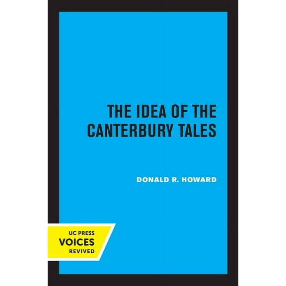 The Idea of the Canterbury Tales, (Paperback)