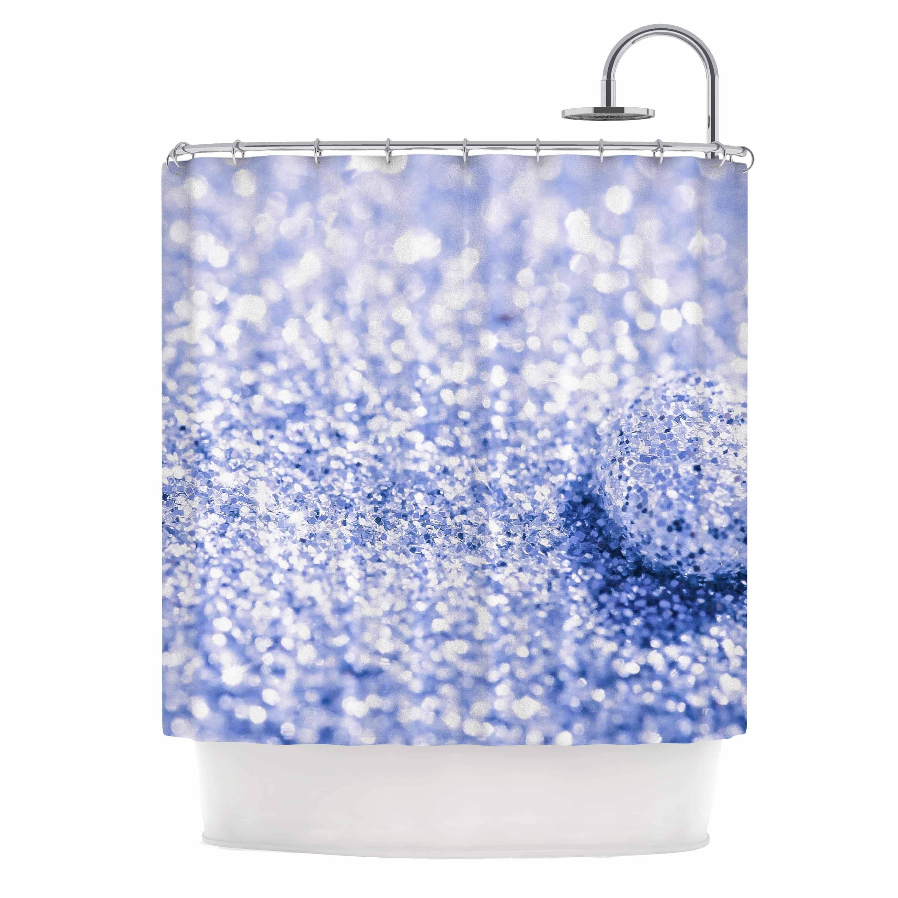 Kess Inhouse Debbra Obertanec Sparkle Glitter Shower Curtain