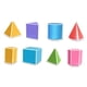 thumbnail image 5 of Juego de 8 formas geométricas plegables, material escolar, material didáctico, sólidos geométricos 3D, juguetes educativos para niños en el aula., 5 of 9