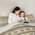 thumbnail image 4 of jejeloiu Western Tribal Full Size Comforter Sets,Retro Aztec Geometric Bedding Comforter Set,Brown Beige Bedding Sets For Adult,Microfiber Bedroom Decor Reversible,3pcs, 4 of 7