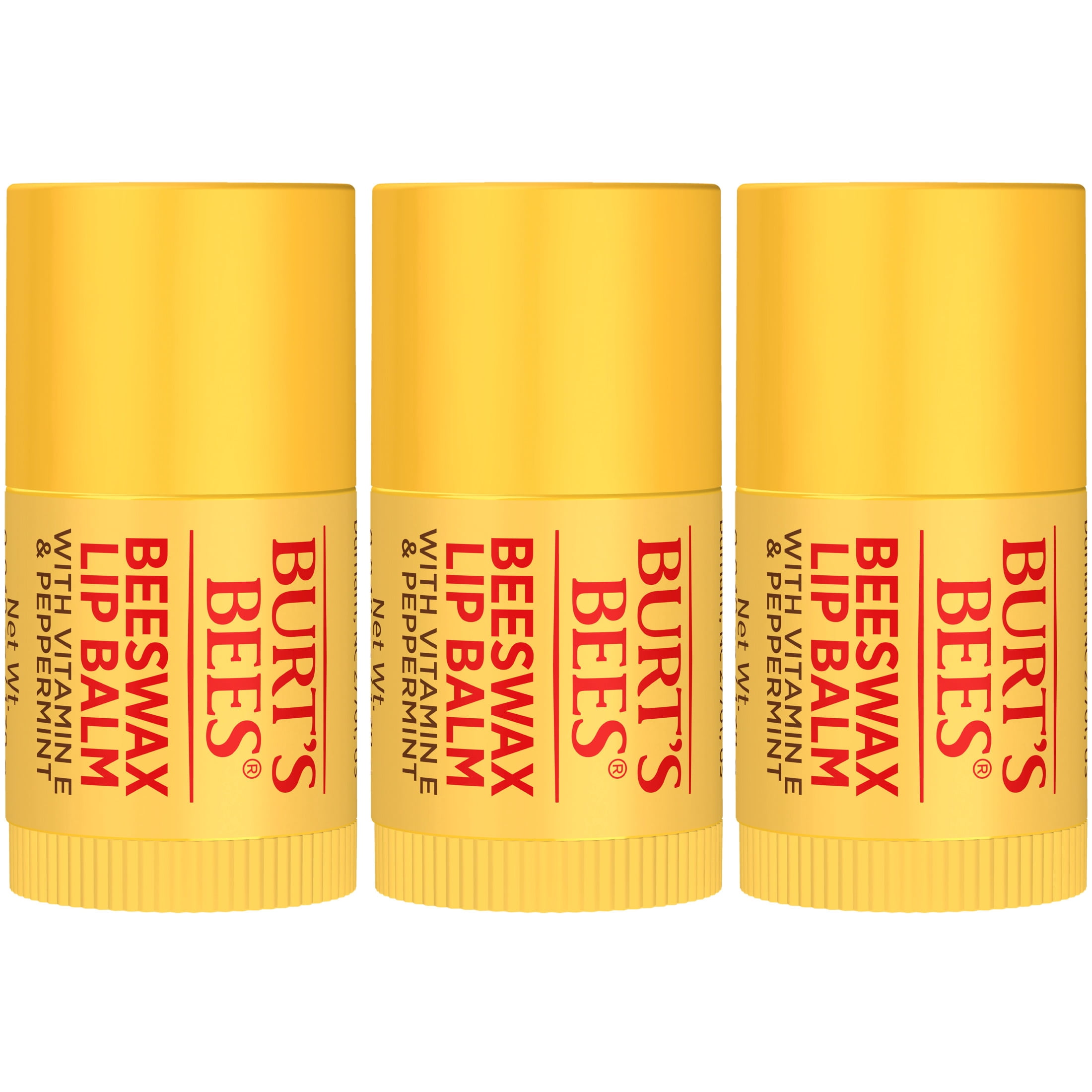 Burts Bees Bee My Friend Minis Beeswax Lip Balm Gift Set, 3-Pack, 0.049 oz.