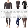 thumbnail image 5 of Maean Men Thermal Underwear Set Soft Long Pant Set 2 Piece Warm Base Layer Top for Cold Weather L-4XL, 5 of 5