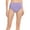 Purple, variant on Women's High-Waisted Bikini Bottoms Lavender Medium