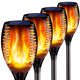 thumbnail image 3 of Muyoka 4PCS 12 LED Luces de antorcha solar Llamas parpadeantes Luces de paisaje solar Luces de llama solar al aire libre Luz de camino de jardín solar IP65 Iluminación impermeable para jardín Césped P Muyoka Hogar, 3 of 7