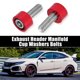 thumbnail image 2 of 9uds M8x1.25 Escape Cabecera Múltiple Copa Arandelas Pernos para Coche rojo, 2 of 7
