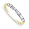 thumbnail image 3 of Prong Set Round Diamond Wedding Ring Band in Gold, 3 of 3