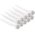 thumbnail image 4 of Lot 10x Gu5.3 Socket - Gu5.3 Or Mr16 Socket - Support With 12v Cable - For Light Bulb Lamp Such As Led Halogen Spot-week, 4 of 4