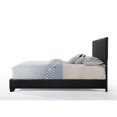 thumbnail image 4 of ACME Ireland Queen Panel Bed in Black Faux Leather, Multiple Sizes, 4 of 5