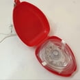 thumbnail image 3 of Pretty Comy 1PCS CPR Resuscitator Rescue First Aid Masks CPR RESPIRATORY MASK Mouth Breath One-way Valve Tools, 3 of 6