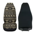 thumbnail image 3 of Uorisanigo 2PCS Car Seat Covers for Front Seats, Premium Coral Velvet Fabric Bear Nation Aztec Auto Seat Protectors, Universal Driver Interior Accessories for Car, Truck, SUV, 3 of 7