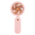 thumbnail image 1 of Ventilador para colgar en el cuello Ventilador de mano recargable eléctrico USB Dispositivo de enfriamiento portátil ajustable, Rosa Methold HA004311-01B, 1 of 6