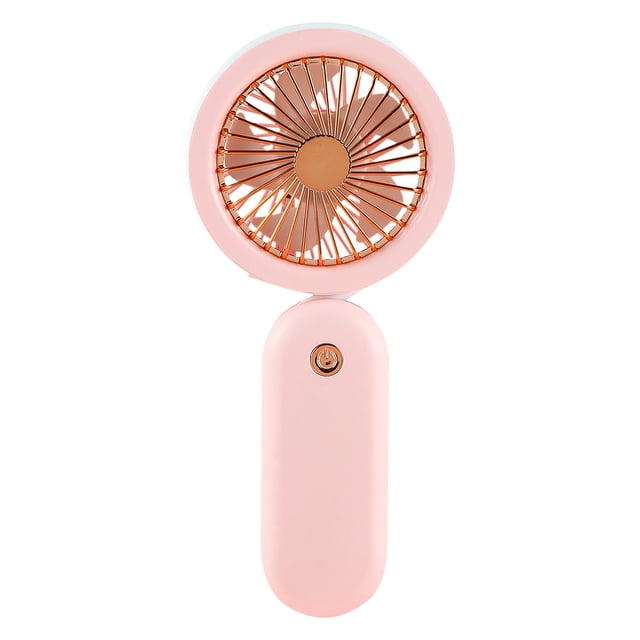 Ventilador para colgar en el cuello Ventilador de mano recargable eléctrico USB Dispositivo de enfriamiento portátil ajustable, Rosa Methold HA004311-01B