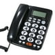 thumbnail image 2 of Teléfono de Teléfono fijo con cable de escritorio de Oficina Con Botones Grandes Llamadas Manos Libres Brillo de Pantalla Ajustable Blackus Línea Telefónica, 2 of 7