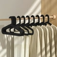 thumbnail image 4 of Qholemyo 10 Pack Plastic Clothes Hangers Adult Size Durables Avoid Slip Clothes Hanger Space Saving Hangers Clothing Hangers Closet Hanger, 4 of 6