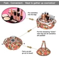 thumbnail image 2 of Camouflage Full Print Drawstring Cosmetic & Makeup Bag – Large Portable Makeup Organizer with Inner Zipper Pocket & Mesh Compartment, Travel Toiletry Bag for Women, 2 of 5