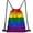 Gay Love Is-2, variant on Ylisaa Gay Pride Rainbow Flag Drawstring Pack Gay Love is Love Gym Sack Rucksack Shoulder Bags for Men & Women