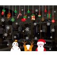thumbnail image 1 of Pegatinas navideñas para ventana, Papá Noel, reno, muñeco de nieve, vinilo extraíble, árbol de Navidad, bricolaje, pared, ventana, puerta, Mural, pegatina para escaparate, 1 of 3