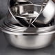 thumbnail image 4 of Wosthever Cuenco de cocina de acero inoxidable resistente y duradero, seguro para plancha de acero inoxidable, cuenco fácil de limpiar Cocina y Comedor, 4 of 6