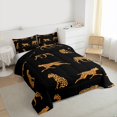 thumbnail image 3 of Castle Fairy Boys Girls Leopard Animal Twin Comforter Sets,Wildlife Cheetah Bedding Set, 3 of 8