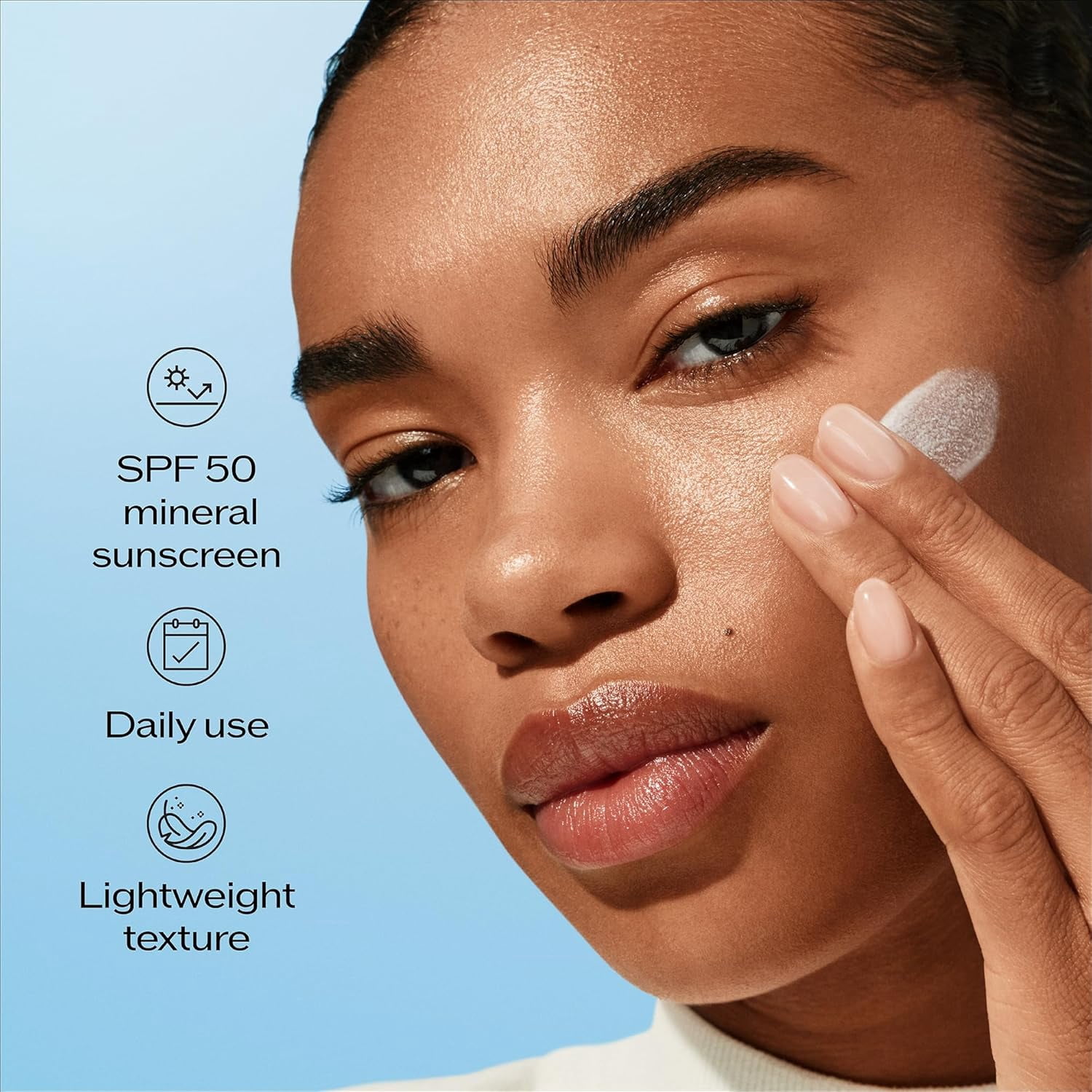Shiseido Urban Environment Mineral Clear Sunscreen SPF 50, 100% Mineral Actives Sunscreen for Face, 30mL 1 fl. oz
