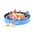 thumbnail image 1 of Piscina plegable para perros VISTOP Jumbo, carcasa de plástico duro, 220 cm, azul, 1 of 7
