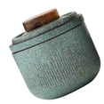 thumbnail image 2 of 1 Set Ceramic Tea Set Travel Portable Tea Cup Outdoor Tea Ware (Matcha Green), 2 of 8