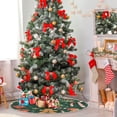 thumbnail image 2 of Yayeee Christmas Tree Skirt 47 inches for Xmas Tree Holiday Party Decoration, Brown Christmas Gingerbread, 2 of 6