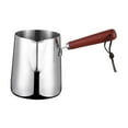 thumbnail image 3 of Cafetera turca con mango de madera, tetera para derretir mantequilla y chocolate 1000 ml, 3 of 9