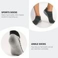thumbnail image 3 of unbranded 6 Pares De Calcetines Deportivos De Negros Transpirables Para Correr Y Uso Diario, 3 of 8