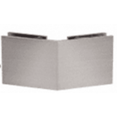 

CRL SGC135BN Brushed Nickel Square 135 Degree Glass-to-Glass Clamp