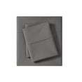 thumbnail image 2 of Comfort Classics Peached Percale 100% Cotton Sheet Set, Charcoal, Twin, 2 of 5