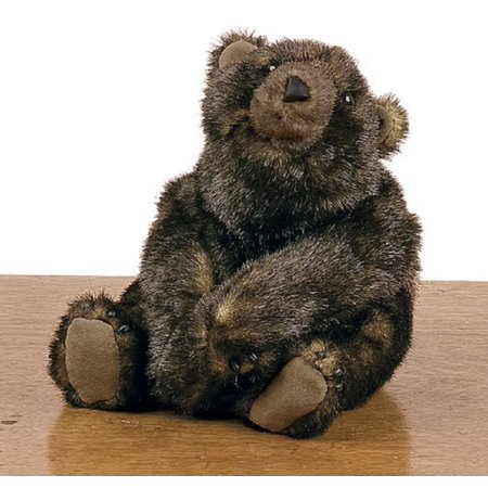 14.5" Life-Like Extra Soft and Cuddly Plush Grizzly Bear Stuffed Animal Hug