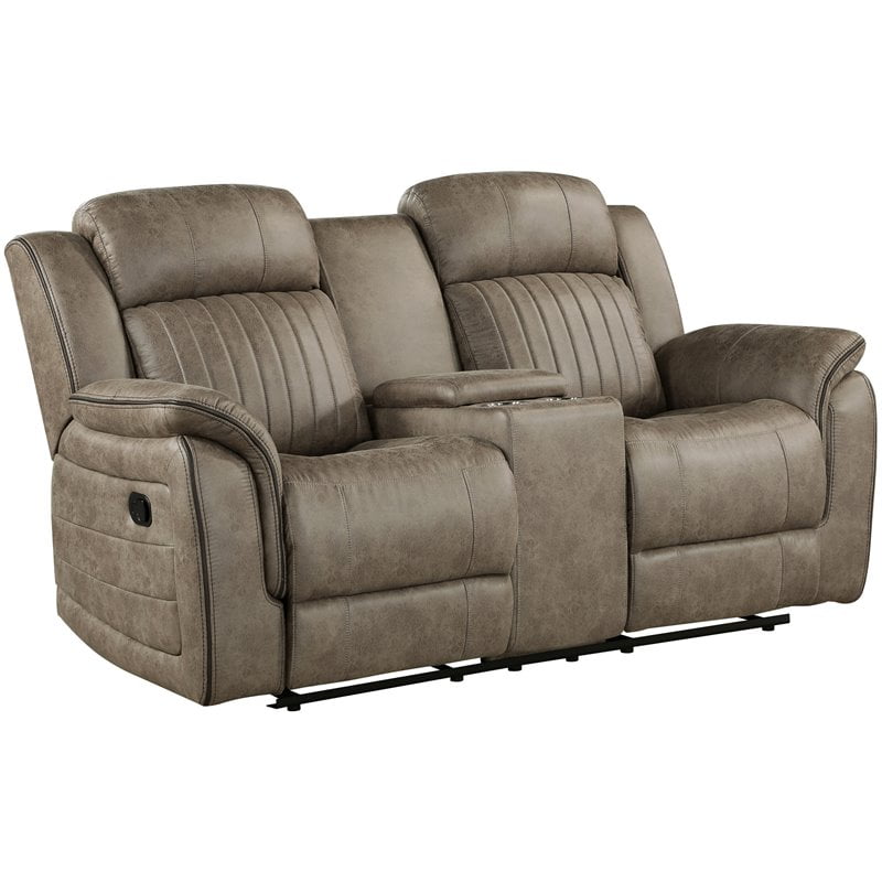 Lexicon Centeroak Contemporary Microfiber Reclining Loveseat In Sandy Brown Com Lexicon Centeroak Contemporary, Big Sandy Leather Reclining Sofa
