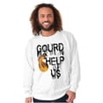 thumbnail image 5 of Funny Halloween Pun Gourd Help Us Sweatshirt for Men or Women Brisco Brands L, 5 of 6