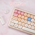 thumbnail image 3 of Alikpop 148 Keys MAO Profile Cute Ragdoll Cat Keycaps, Custom Set for 100% 75% 65% 60% Mechanical Keyboards, Cream Pink, 3 of 7