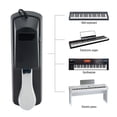thumbnail image 4 of Keyboard Pedal, With 6.35mm Plug Universal Sustain Pedal, For Digital Piano For Electronic Keyboards, 4 of 8