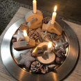 thumbnail image 2 of 20 Pcs Metal Candle Insert Holders for Taper Candles, Decorative DIY Tree Christmas Candle Set, 2 of 5