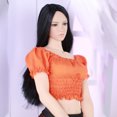 thumbnail image 4 of 1 Set 1/6 Action Figure Exquisite Durability Realistic Creative Shirt Unique Design DIY Accessory Detachable Costume for 12inch Figure orange, 4 of 5