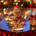 thumbnail image 4 of Christmas Gingerbread Man Night Light Battery Powered Resin Cookie Man Decoration Lamp Home Office Bedroom Kids Room Holiday Party Ornament, 4 of 7