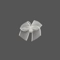 thumbnail image 6 of (3 pack) Offray Accessories, White 5/8 inch Value Pack Sheer 2 Loop Bow with Pearl Accessory for Wedding, Hair Clips, and Scrapbooking, 40 count, 1 Package, 6 of 9