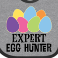 thumbnail image 4 of Inktastic Easter Egg Hunt Boys or Girls Baby Bib, 4 of 4