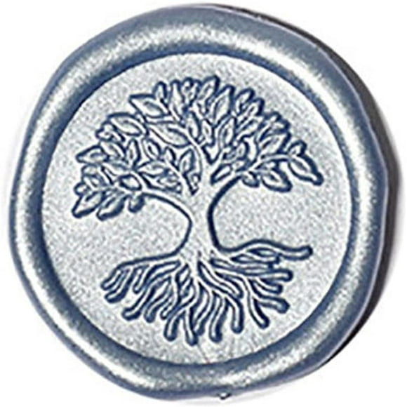 Yazoeia Wax Seal Stickers 50 Pcs Easy to Carry Envelope Stickers can be DIY Into Keys, Car Pendants(Tree) CJC912-175891