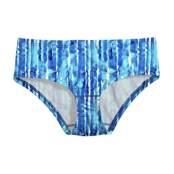 Girls UPF 50 Printed Swim Briefs | Water Tie Dye